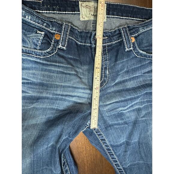 Big Star Miki Jeans Thick Stitch Y2K Women 34 Fit Cowgirl Western Aztec Country - Picture 7 of 12